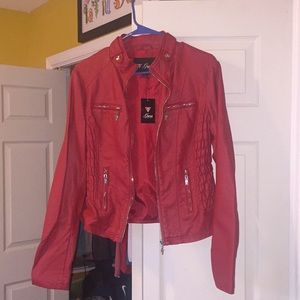 Red Guess jacket
